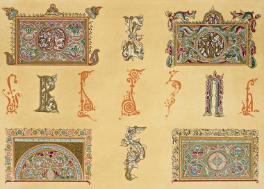 Hıristiyan illüstrasyon. Eski görüntü