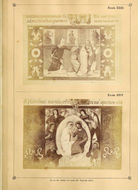 Hıristiyan illüstrasyon. Eski görüntü