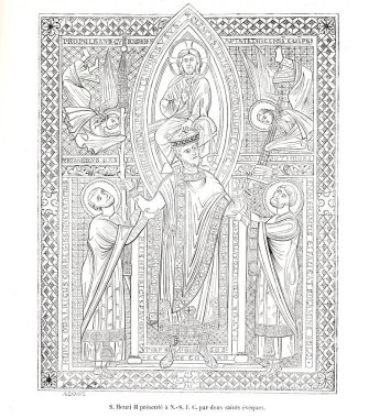 Hıristiyan illüstrasyon. Eski görüntü