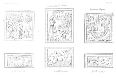 Hıristiyan illüstrasyon. Eski görüntü