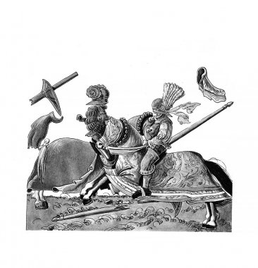 Şövalyeler turnuvası. Eski görüntü