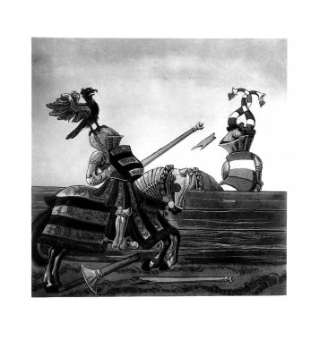 Şövalyeler turnuvası. Eski görüntü