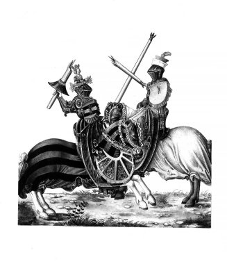 Şövalyeler turnuvası. Eski görüntü