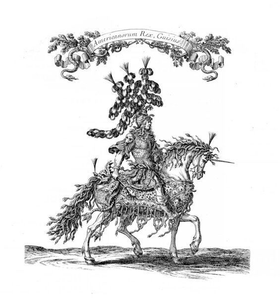 Knights tournament. Old image