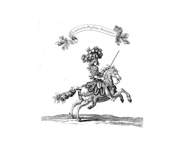 Knights tournament. Old image