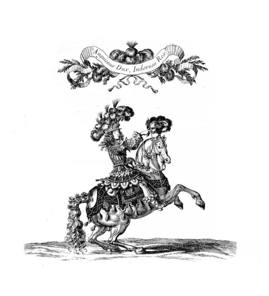 Knights tournament. Old image