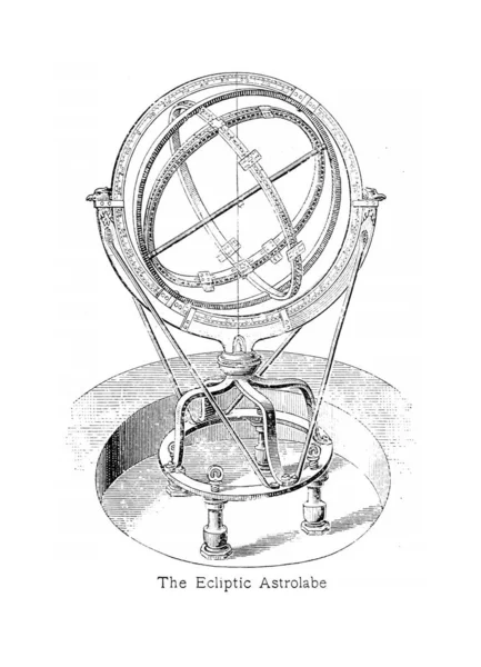 Astronomisk Illustration Gamla Bilder — Stockfoto