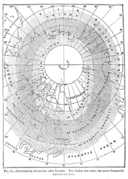 Illustrazione Astronomica Vecchia Immagine — Foto Stock