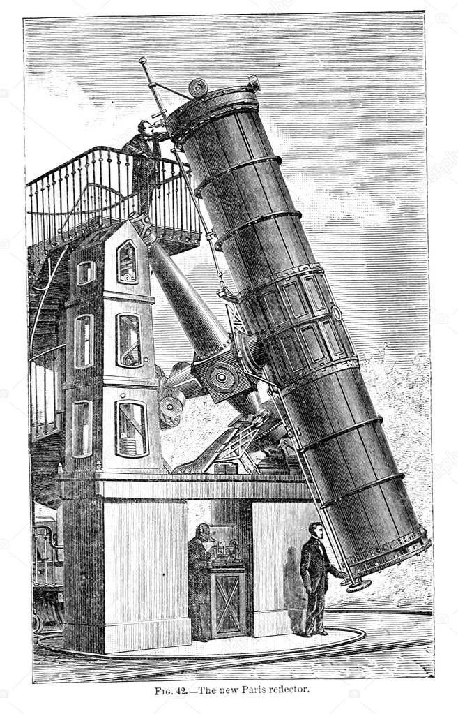  Astronomical illustration. Old image