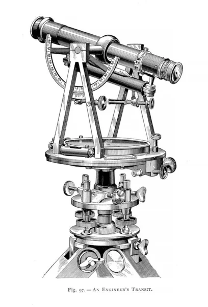 Ilustracja Astronomiczna Stary Wizerunek — Zdjęcie stockowe