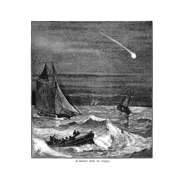 Illustration Astronomique Ancienne Image — Photo