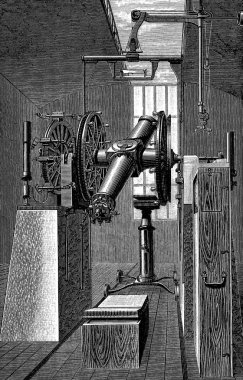 Astronomik Illustration. Retro görüntü