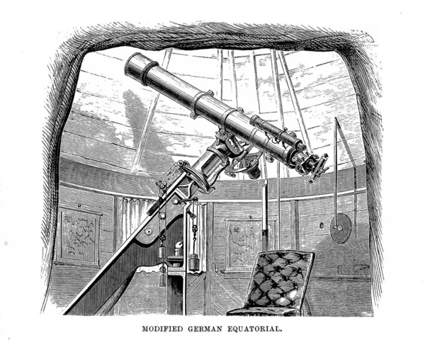 Astronomik Illustration Retro Görüntü — Stok fotoğraf