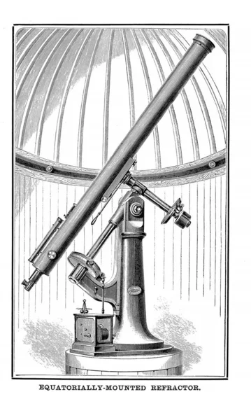 Illustration Astronomique Image Rétro — Photo
