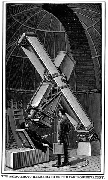 Astronomische Illustratie Retro Beeld — Stockfoto