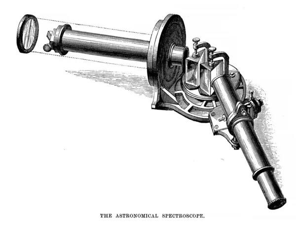 Astronomische Illustratie Retro Beeld — Stockfoto