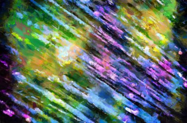 Boyalı soyut illüstrasyon. Doku arka planı