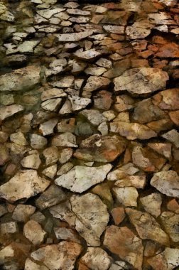 Boyalı soyut illüstrasyon. Doku arka planı