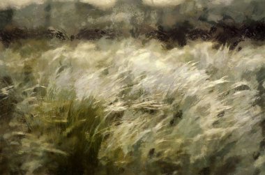 Boyalı soyut illüstrasyon. Doku arka planı