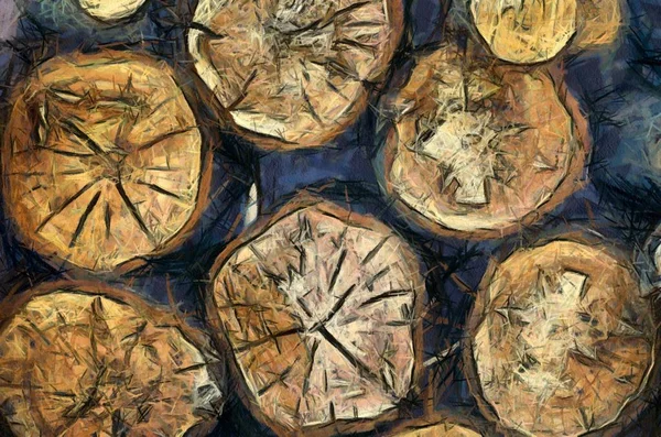 Painted Wood Illustration Texture Background — Stock Photo, Image