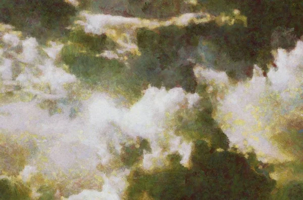 Ilustracja Chmur Locie — Zdjęcie stockowe