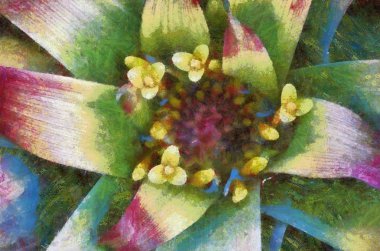 Çiçek arka plan, Sanat unsuru. Suluboya.