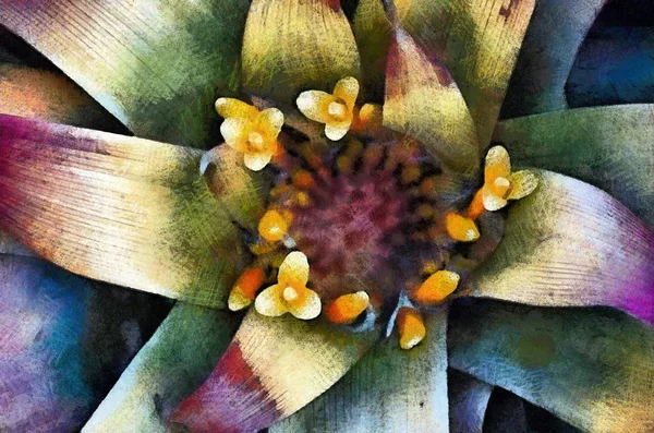 Λουλούδι Φόντο Καλλιτεχνικό Στοιχείο Ακουαρέλα — Φωτογραφία Αρχείου