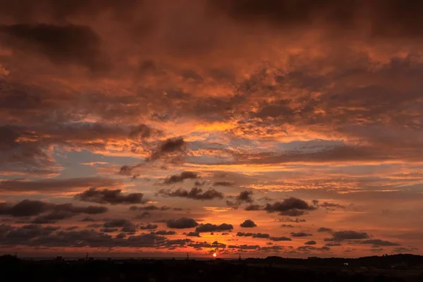 Paisajes Marinos Con Nubes Increíbles — Foto de Stock