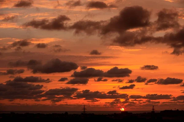 Paisajes Marinos Con Nubes Increíbles — Foto de Stock