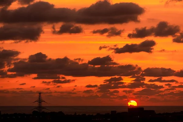 Meereslandschaften Mit Erstaunlichen Wolken — Stockfoto