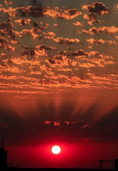 Paysages Avec Des Nuages Étonnants — Photo