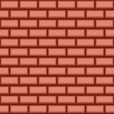 Volumetric, three-dimensional color seamless texture Brick wall
