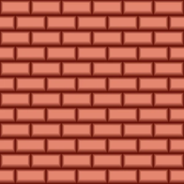 Volumetric, three-dimensional color seamless texture Brick wall Royalty Free Stock Illustrations