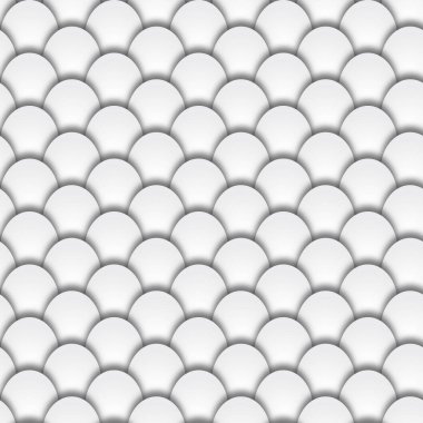 Gri tonlama balık pullarının soyut ve kusursuz arka plan formu