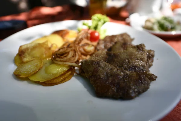 Heerlijke Gezonde Mooie Eten Met Liefde Bereiden — Stockfoto