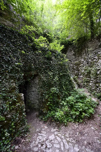 Monastère Aladzha Ruines Monastère Rocheux Orthodoxe 12Ème Siècle Centre Varna — Photo