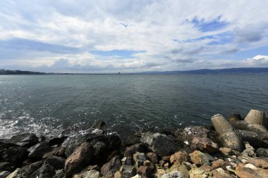 Nessebar Arnavut kaldırımlı sokakları ile eski şehir cape bulunur.