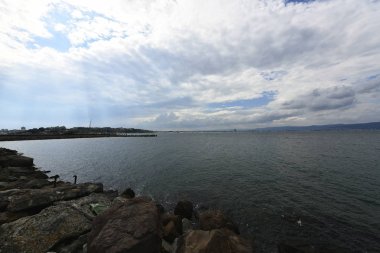 Nessebar Arnavut kaldırımlı sokakları ile eski şehir cape bulunur.