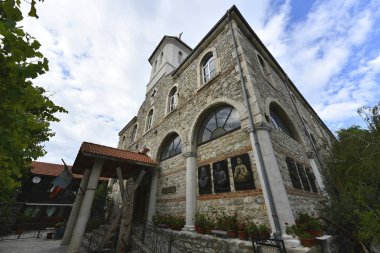 Nessebar Arnavut kaldırımlı sokakları ile eski şehir cape bulunur.