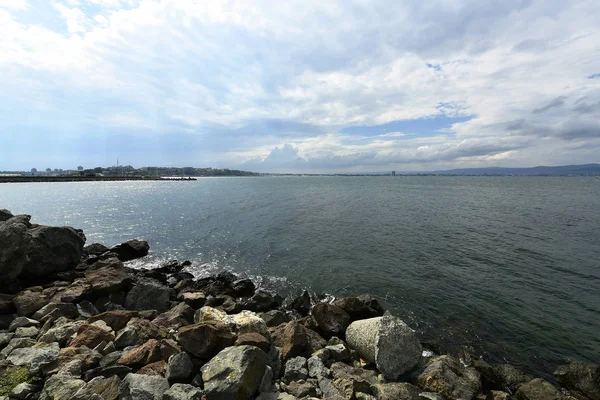 Nessebar Casco Antiguo Con Calles Empedradas Encuentra Cabo — Foto de Stock