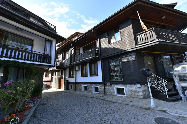 Nessebar Die Altstadt Mit Ihren Gepflasterten Gassen Liegt Kap — Stockfoto