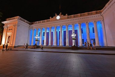 Odessa, Ukrayna 29.07.2019. Odessa'nın başlıca turistik yerlerine gezi.