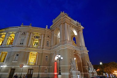 Odessa, Ukrayna 29.07.2019. Odessa'nın başlıca turistik yerlerine gezi.