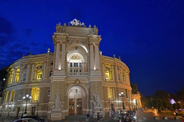 Odessa, Ukrayna 29.07.2019. Odessa'nın başlıca turistik yerlerine gezi.