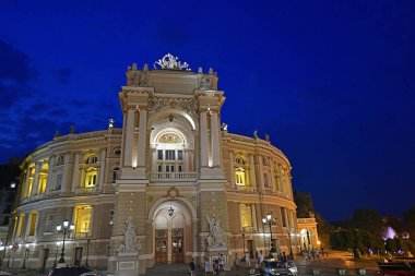 Odessa, Ukrayna 29.07.2019. Odessa'nın başlıca turistik yerlerine gezi.
