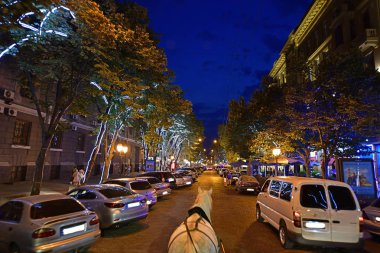 Odessa, Ukrayna 29.07.2019. Odessa'nın başlıca turistik yerlerine gezi.