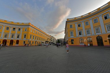 Odessa, Ukrayna 29.07.2019. Odessa'nın başlıca turistik yerlerine gezi.