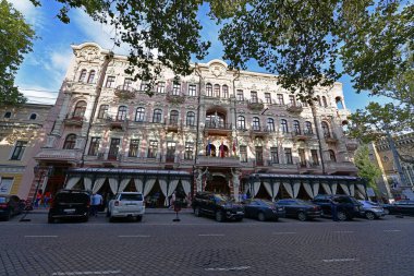 Odessa, Ukrayna 29.07.2019. Odessa'nın başlıca turistik yerlerine gezi.