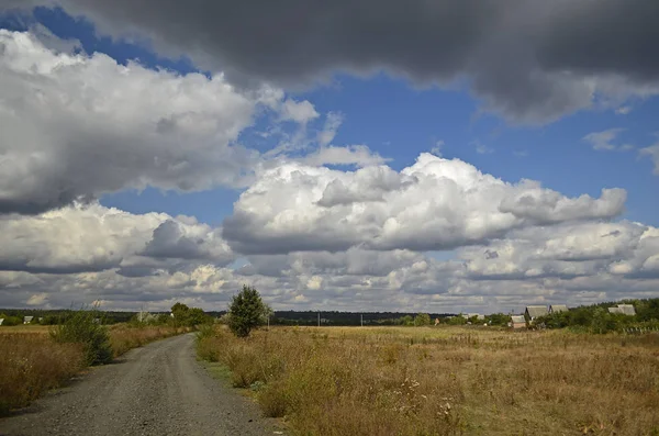 Lindas Paisagens Outono Rural — Fotografia de Stock