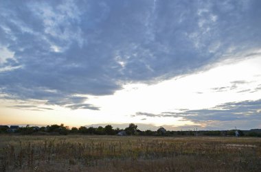 Güzel kırsal sonbahar manzaraları.